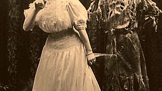 vintage halloween clip with retro gay vibes