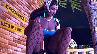 symmetra gets assfucked in overwatch 3d