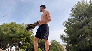 I'm the Big Cock Stud Jerking Off on Public Trail