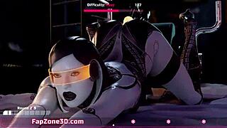 Wow! 3D Naughty Girl Fucked in Every Pose