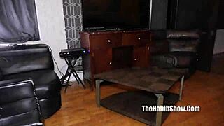 My friend’s small-framed and inexperienced stripper consumes a big black cock with cream