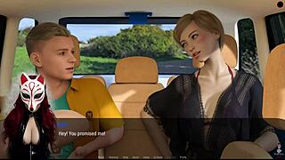 Kate 6: Public Beach Game With Brunette Milf