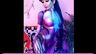 Widowmaker Fucks Anal With Toys In Cosplay