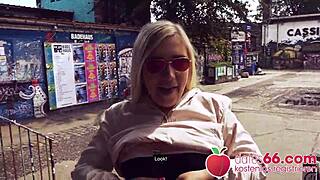 pov pickup of german teen lena nitro banged in bar