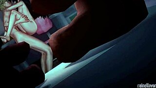 雪乃后悔之夜动画激烈Hentai场景