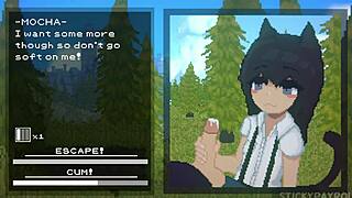 魅魔猎手 - 我操了厚实白人女孩大屁股。然后她把我传给朋友在这个Hentai游戏里！