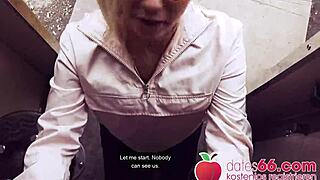 pov pickup of german teen lena nitro banged in bar