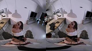 Josephine, the Scandal Girl, Sucks in Dark Room VR Action