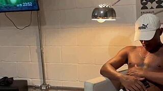 black bodybuilder fucks my ass with his monster cock hard