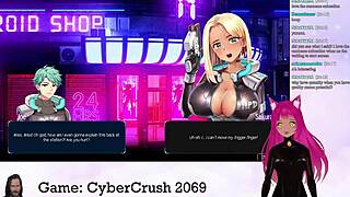 Vtuber lewdneko says, let's play cybercrush 2069 part 1