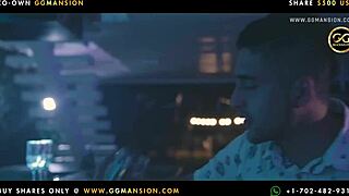 Blonde And Brunette Lesbians Kneel And Finger Each Other's Big Asses In GGMansion