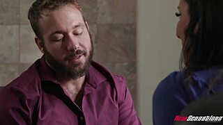 Boss Reagan Foxx bangs hard to unwind in office.