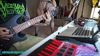 Sabrina Sabrok stars in intense action scene.