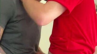 My new neighbor saw me through the window and asked if he could come over for some fun