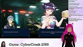 Vtuber lewdneko says, let's play cybercrush 2069 part 1