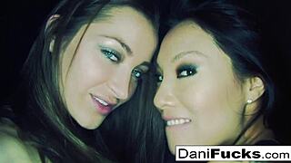 DANI'S FIRST EVER ANAL PLAY WITH BRUNETTE PORNSTAR