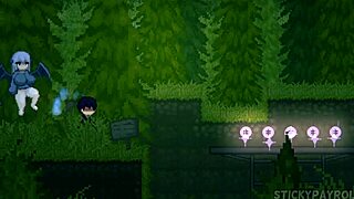 魅魔猎手 - 我操了厚实白人女孩大屁股。然后她把我传给朋友在这个Hentai游戏里！