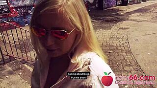 pov pickup of german teen lena nitro banged in bar