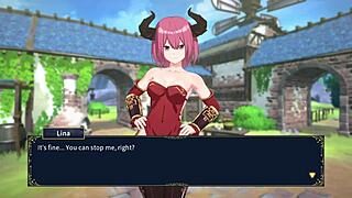 i love lina's big tits cowgirl sex in fantasy match hentai