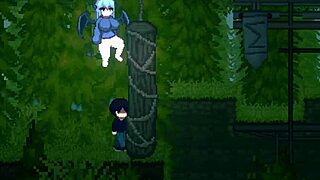 魅魔猎手 - 我操了厚实白人女孩大屁股。然后她把我传给朋友在这个Hentai游戏里！