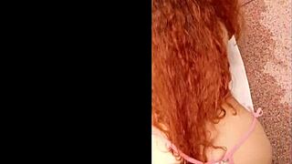 i move this brazilian slut's bikini to fuck her ass