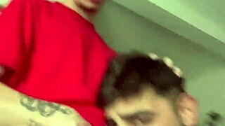 My new neighbor saw me through the window and asked if he could come over for some fun