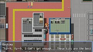 Lonely Old Man Grabs Neighbor's Giant Ass in Hentai Wife Routine Part 3