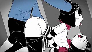 Compilation of short hentai clips with titty fuck and big tits sucking