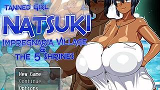 hey, natsuki flashes her huge tits to help the captain jerk off