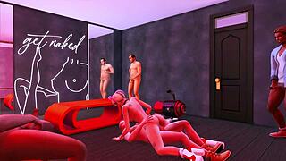 Audacious Harley Quinn Becomes Sex Slave To Perverted Big Members For Rough Anal Sex And Bukkake In Porn Parody Sims Me Hentai SFM