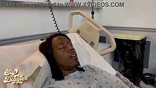 Black Nurse Mia Mercy Collects Patient's Semen Sample In Hospital With Big Tits And Ass