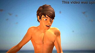 oily babe pounded doggystyle by monster cock at beach