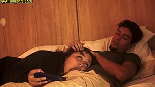 Sleepy Stepbrother, Let Me Lie On Your Legs But Don't Put Your Penis In My Mouth