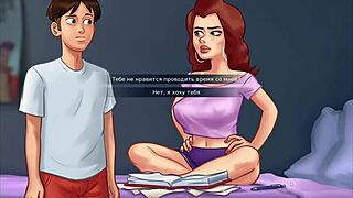 Summertime Saga Part 45 - Hardcore Cock Riding Action