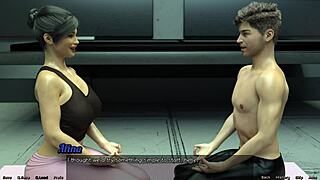 stranded in space 92 - hot yoga with big tits brunette milf