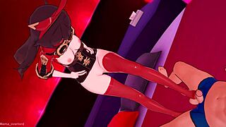 Amber Feels Intense Pleasure Giving Footjob To Cumshot