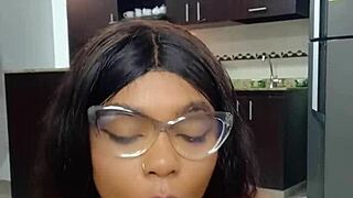 My stepsister’s big boobs and skill with a hand job is evidence of her wealth