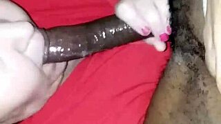 First time sucking this dick, she's getting sloppy with that cock