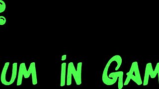 Femdom covers her face with hot cum in hornycraft parody!