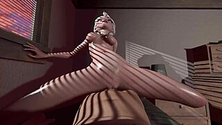 in this 3d hentai cartoon, elza l shows off her big tits and ass while getting fucked by a teen 18+ guy without any censorship