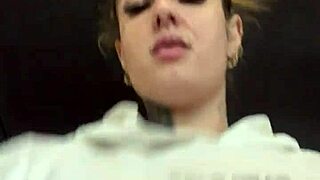 Woman gets super horny at the gym with her see-through shirt showing sweaty hard nipples 😏