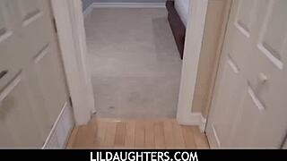 Stepdaughter invites stepdad for blowjob and ass fucking