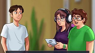 Summertime Saga Part 45 - Hardcore Cock Riding Action