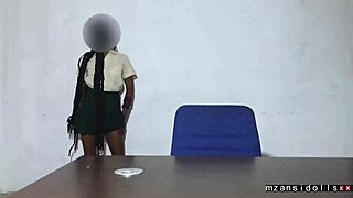 ebony babe fucked outdoor