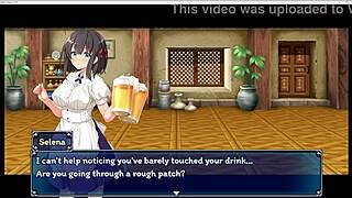 in paradise angel part 3, the character gets anal fucked in the game