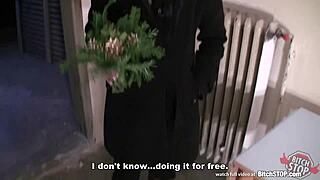 the skinny slovak brunette gets anal fucked, and she says 'bitch stop'