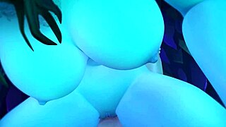 I love riding my night elf in wild cowgirl orgasm action.