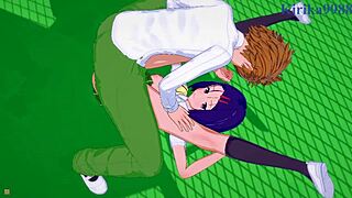 Intense sex with lala satalin deviluke, haruna sairenji, and rito yuki in to love ru hentai!