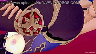 Mona Says She Wants to Get Fucked in Love Hotel in Genshin Impact Gameplay