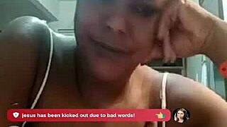 巴西胖妞摄像头秀大奶诱惑😍